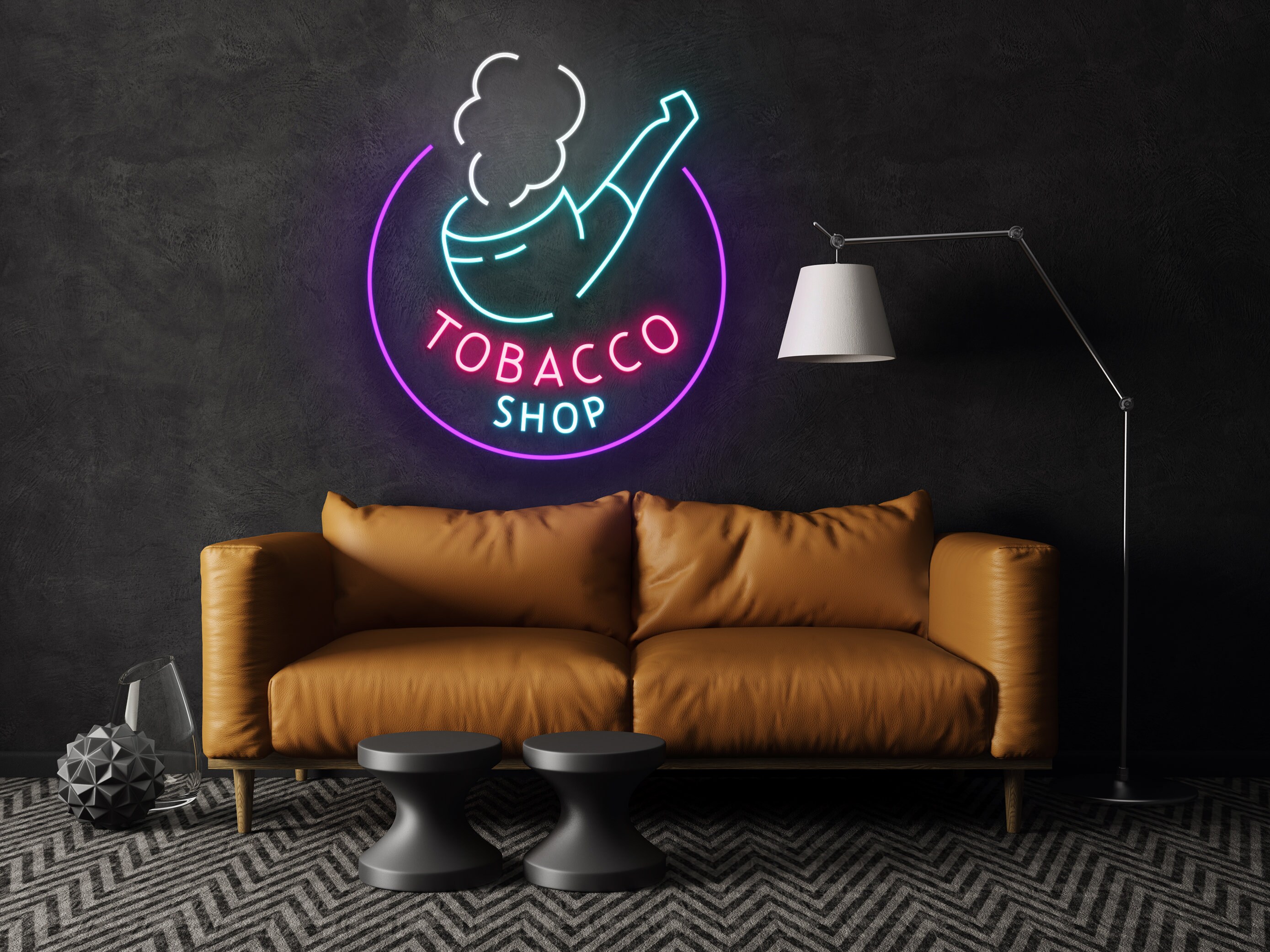 Tobacco Shop Display Neon Sign