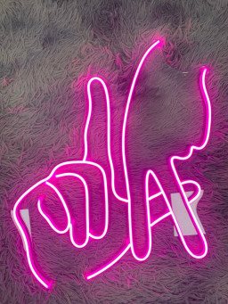 Hands Love Neon Sign Party Decor Shop Store Wall Decor