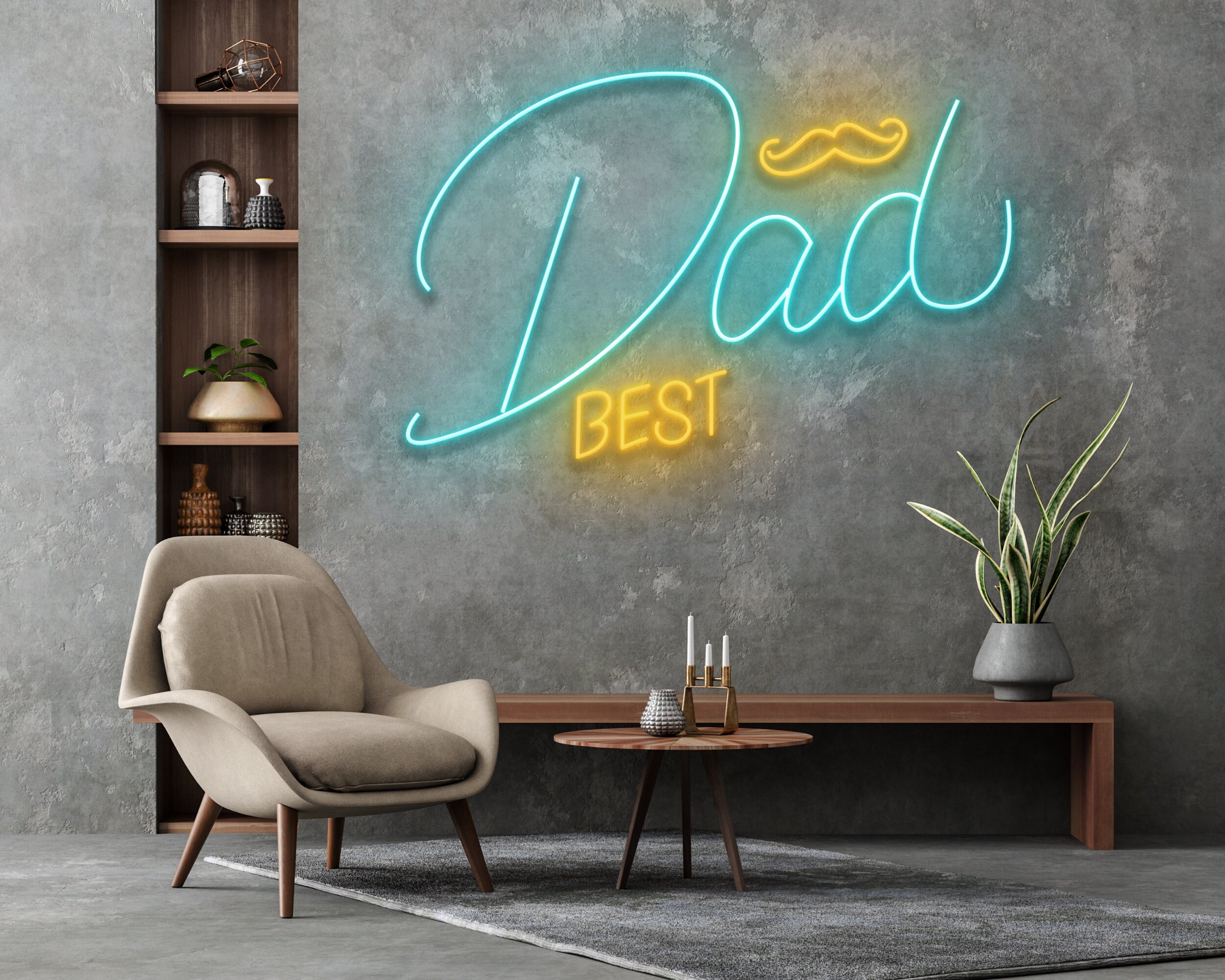 Best Dad Neon Sign