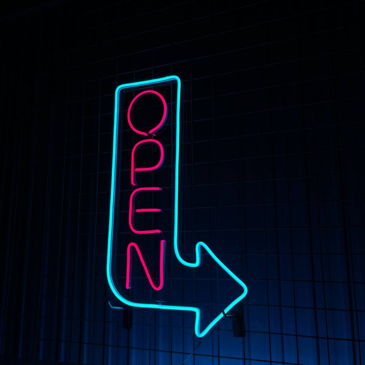 Open Led Signboard Long-lasting Welcome sign for store