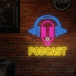 Podcast Neon Sign Studio Wall Art Decor