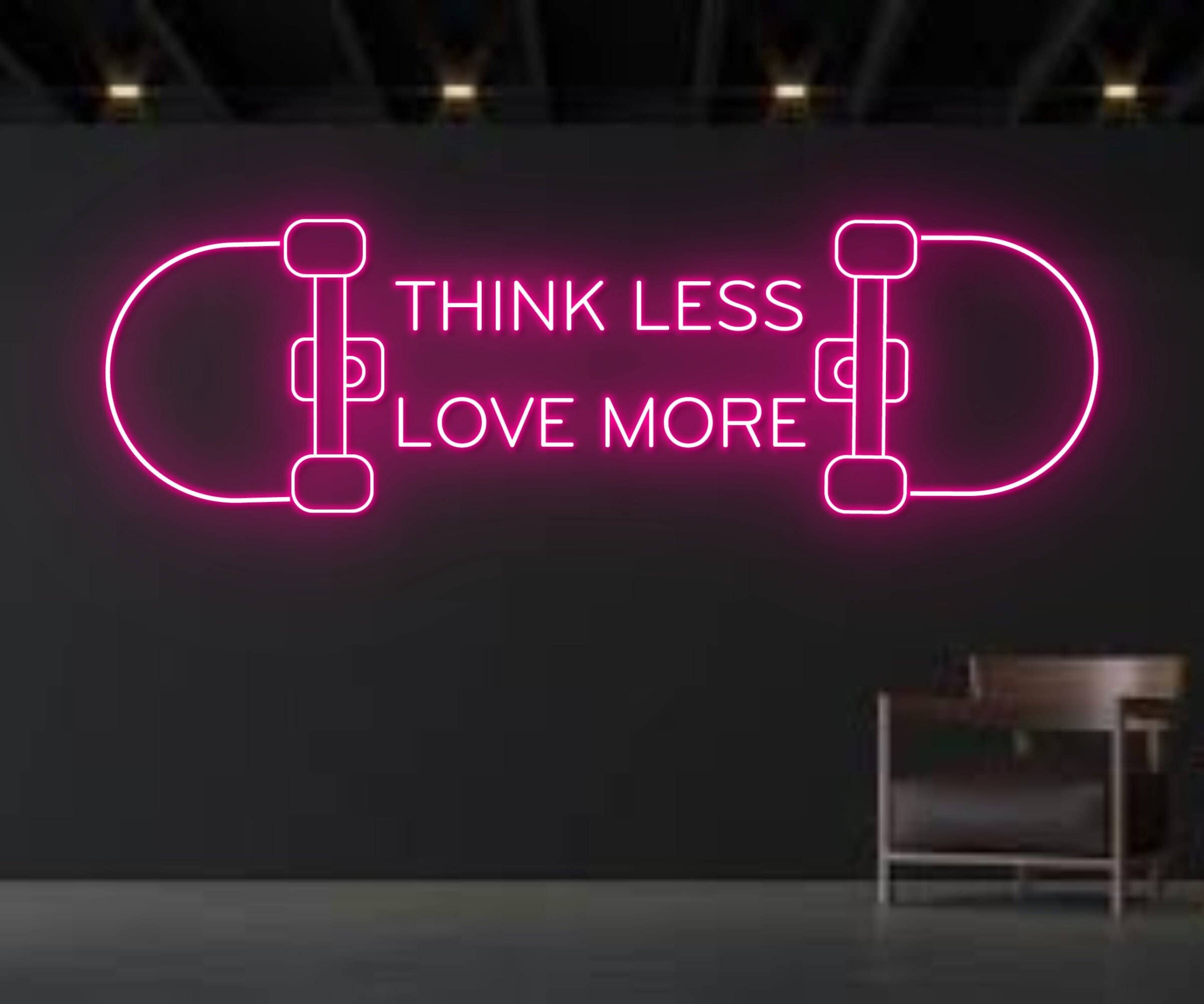 Skateboard Neon Signs Quote Neon Lights for Decor