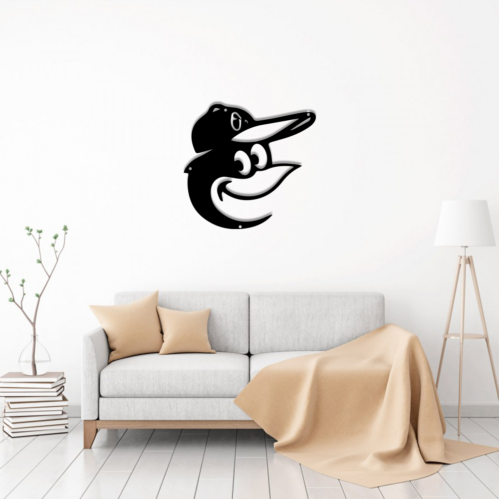 Baltimore Orioles Baseball Metal Sign