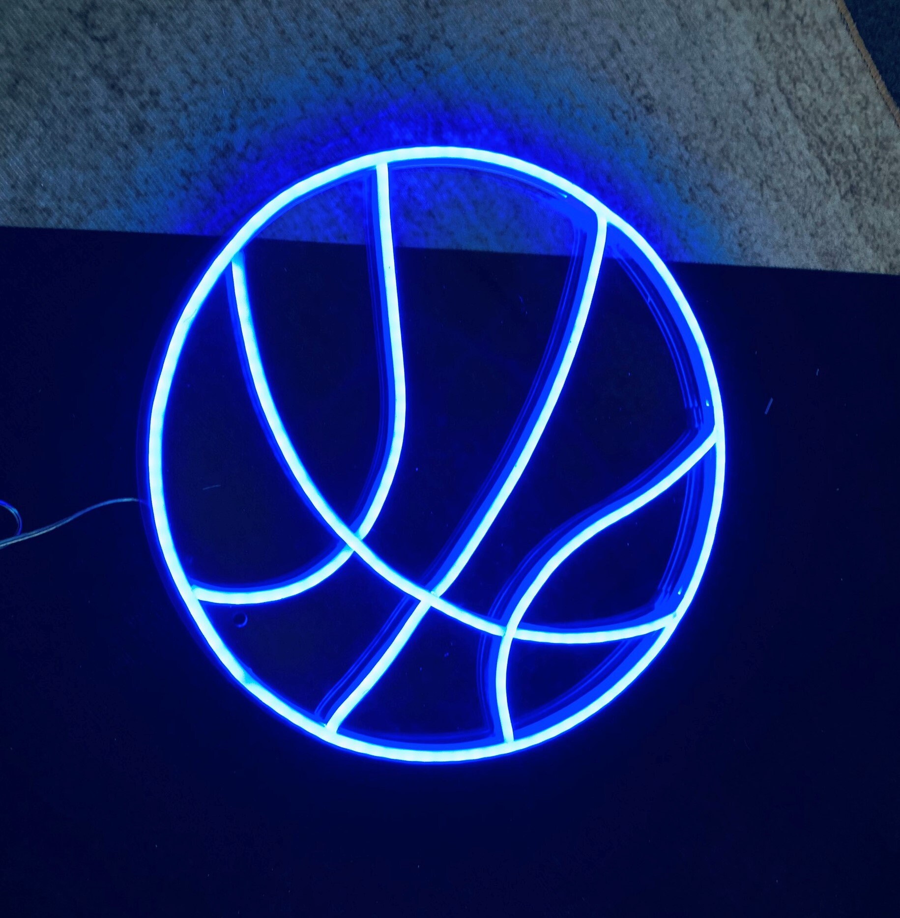 Basketball Ball Neon Sign Basketball Ball