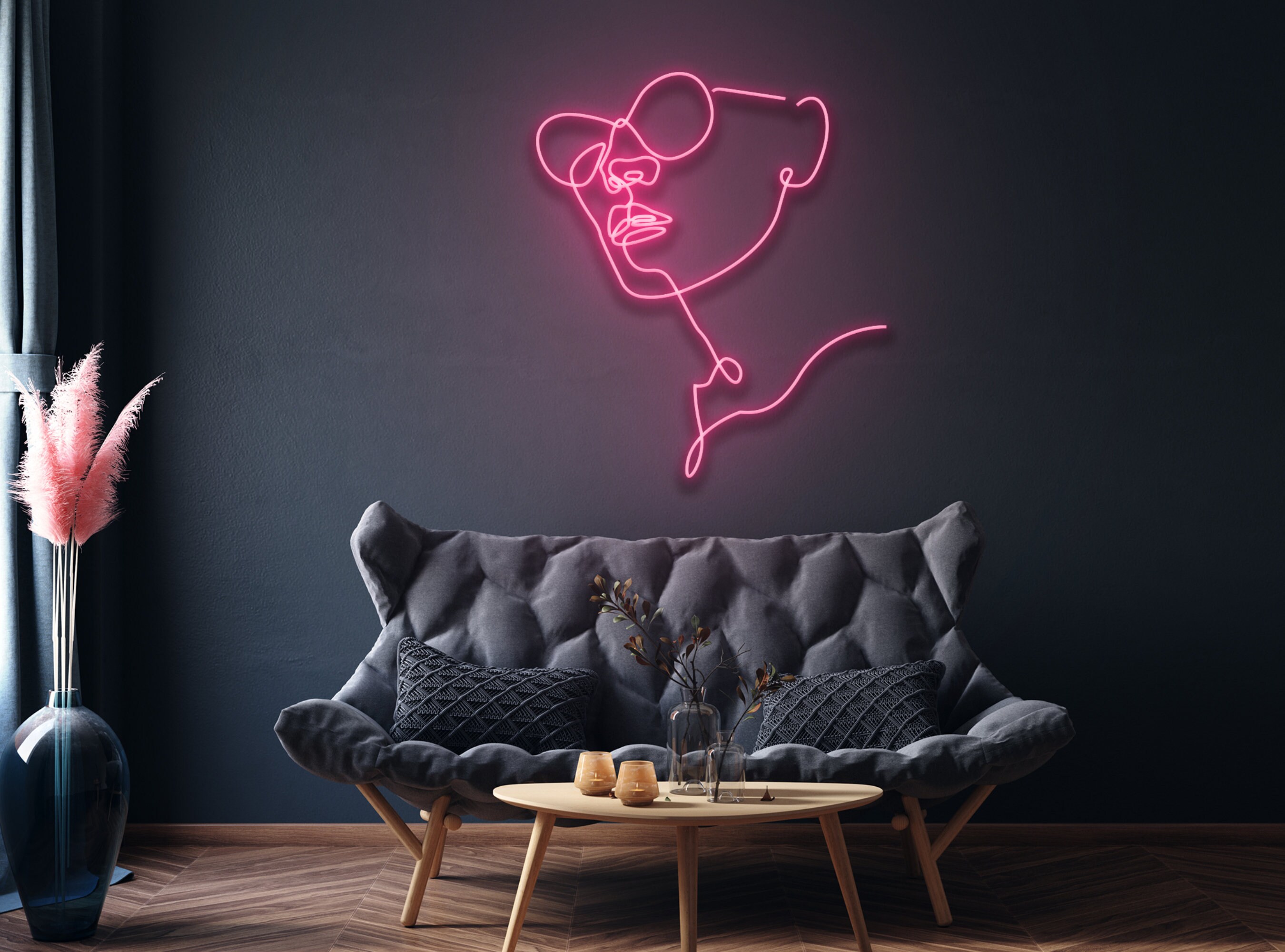 Girl With Sunglasses Neon Sign Custom Neon Sign