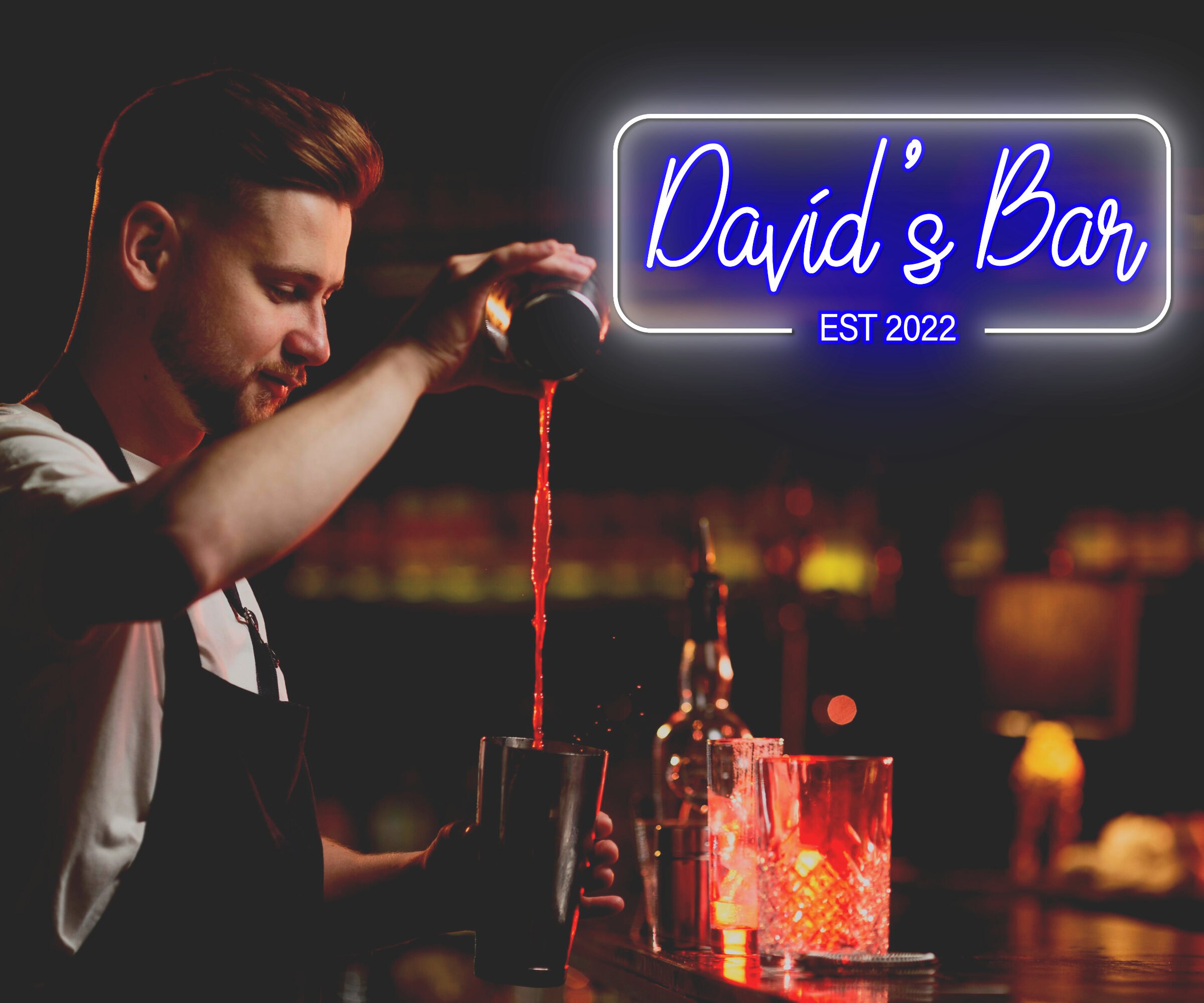 Custom Bar Name Neon Signs Bar Led Lights