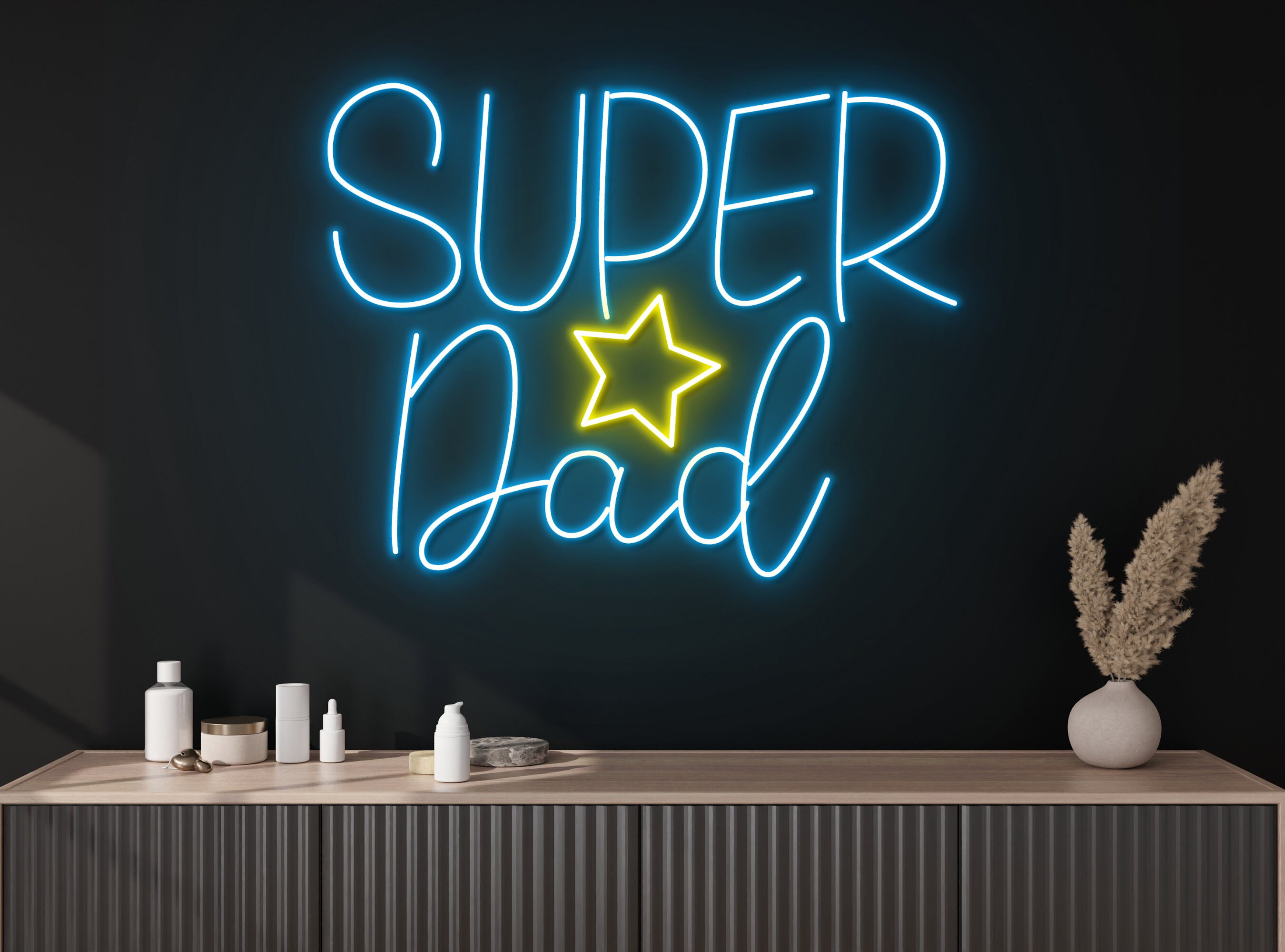 Super Dad Neon Sign Wall Decoration