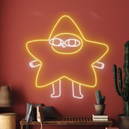 Star Ketnipz Neon Signs Cartoon And Kid Room Decor