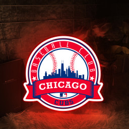 Chicago Cubs Baseball Team UV Sign