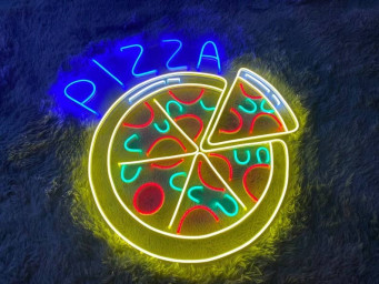 Open Pizza Neon Led Sign Restaurant Welcome Sign