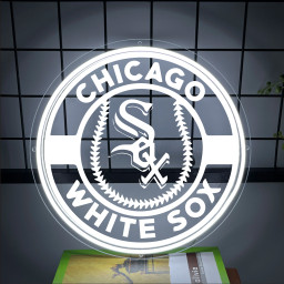 Chicago White Sox Baseball Laser Sign