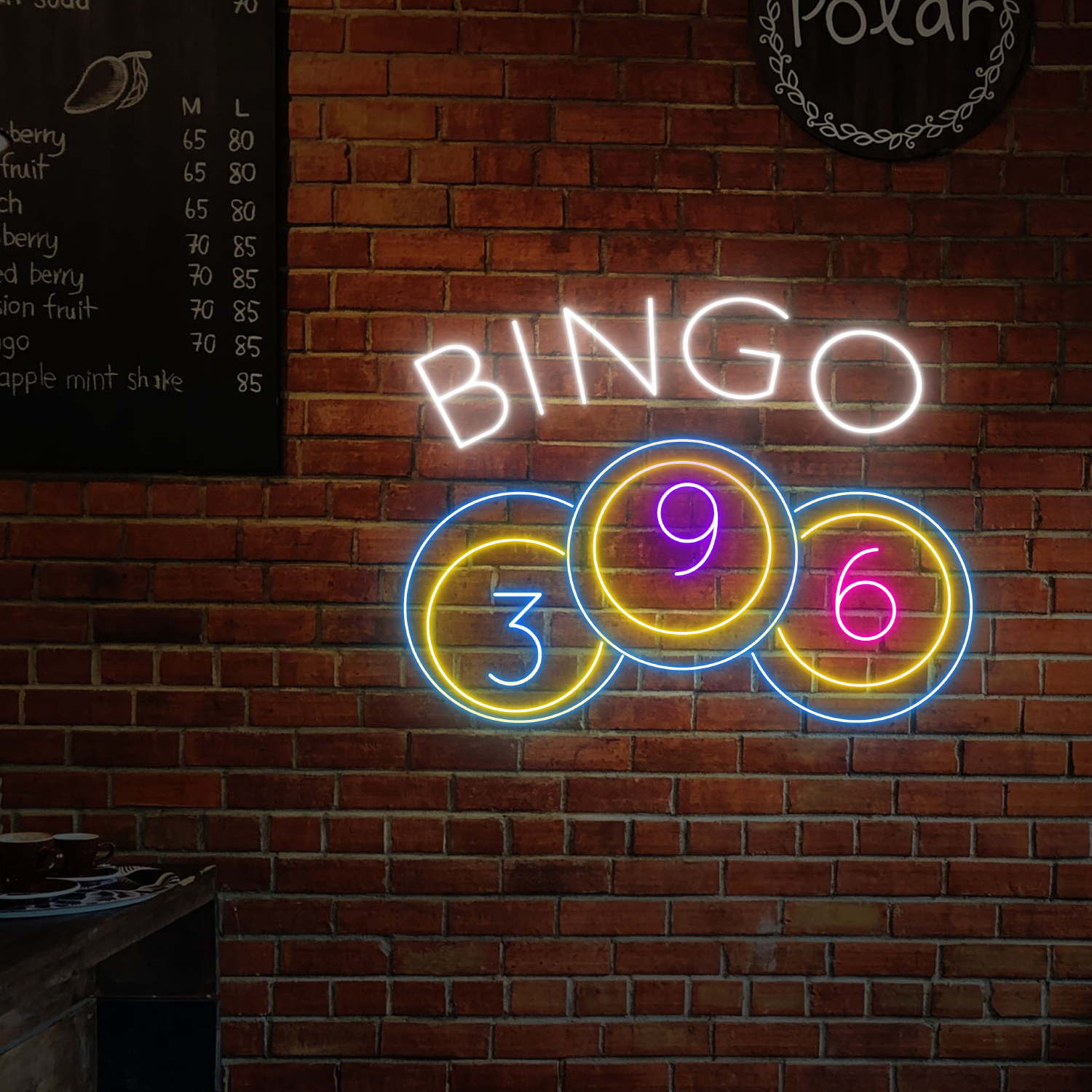 Bingo Game Lucky Ball Neon Sign Wall Decor