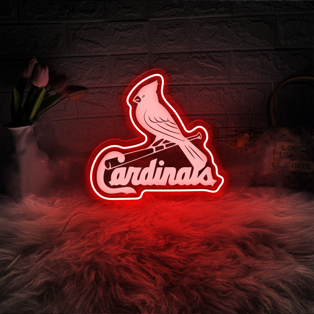 St. Louis Cardinals Baseball Laser Sign