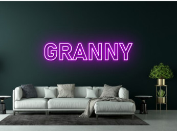 Granny Neon Sign Grandma Wall Art