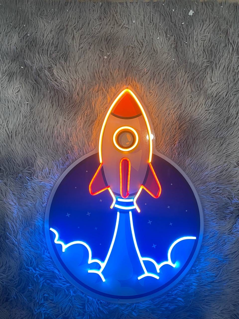 Rocket Neon Signs Custom Neon Sign