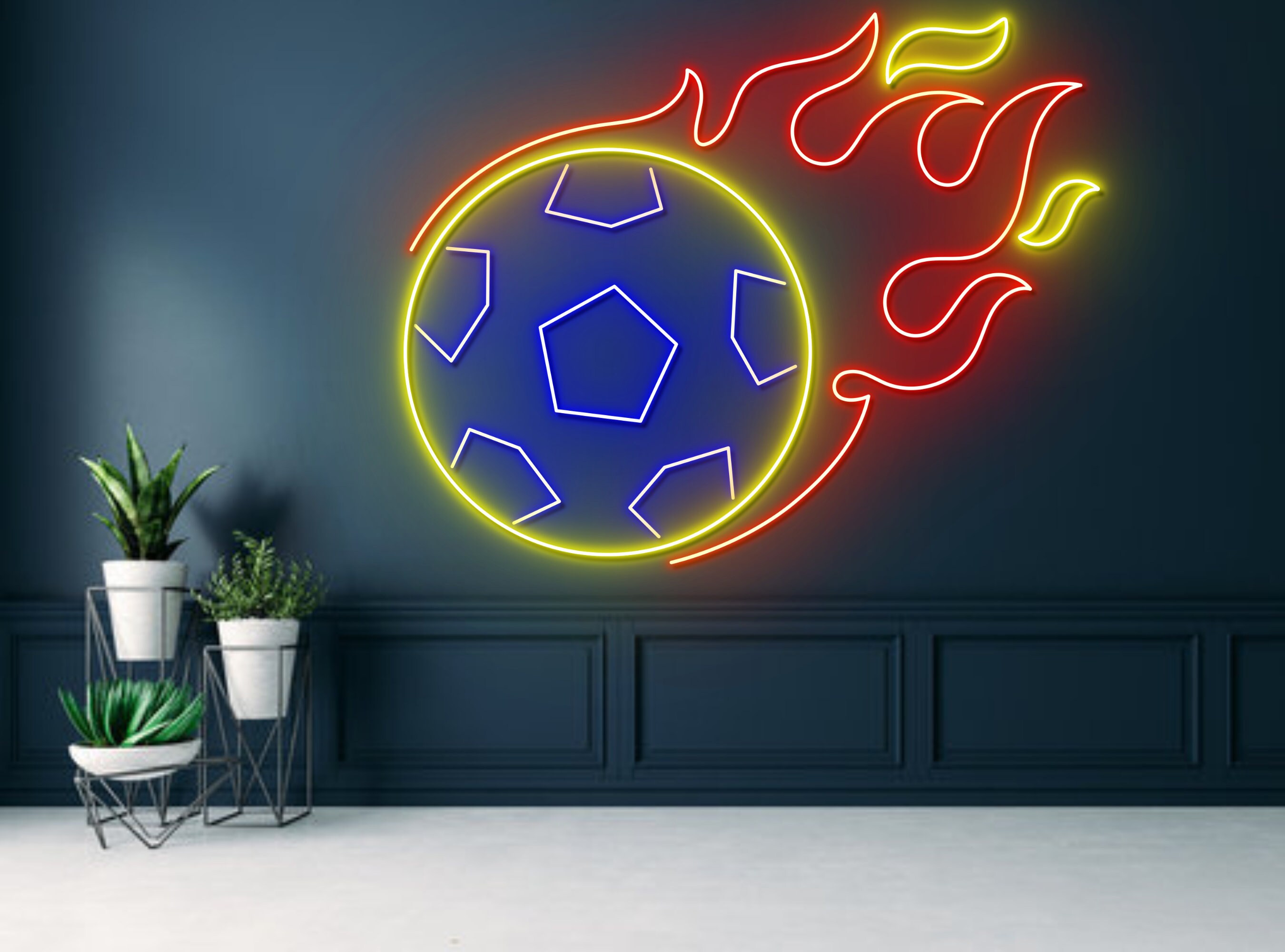 Fire Ball Neon Sign