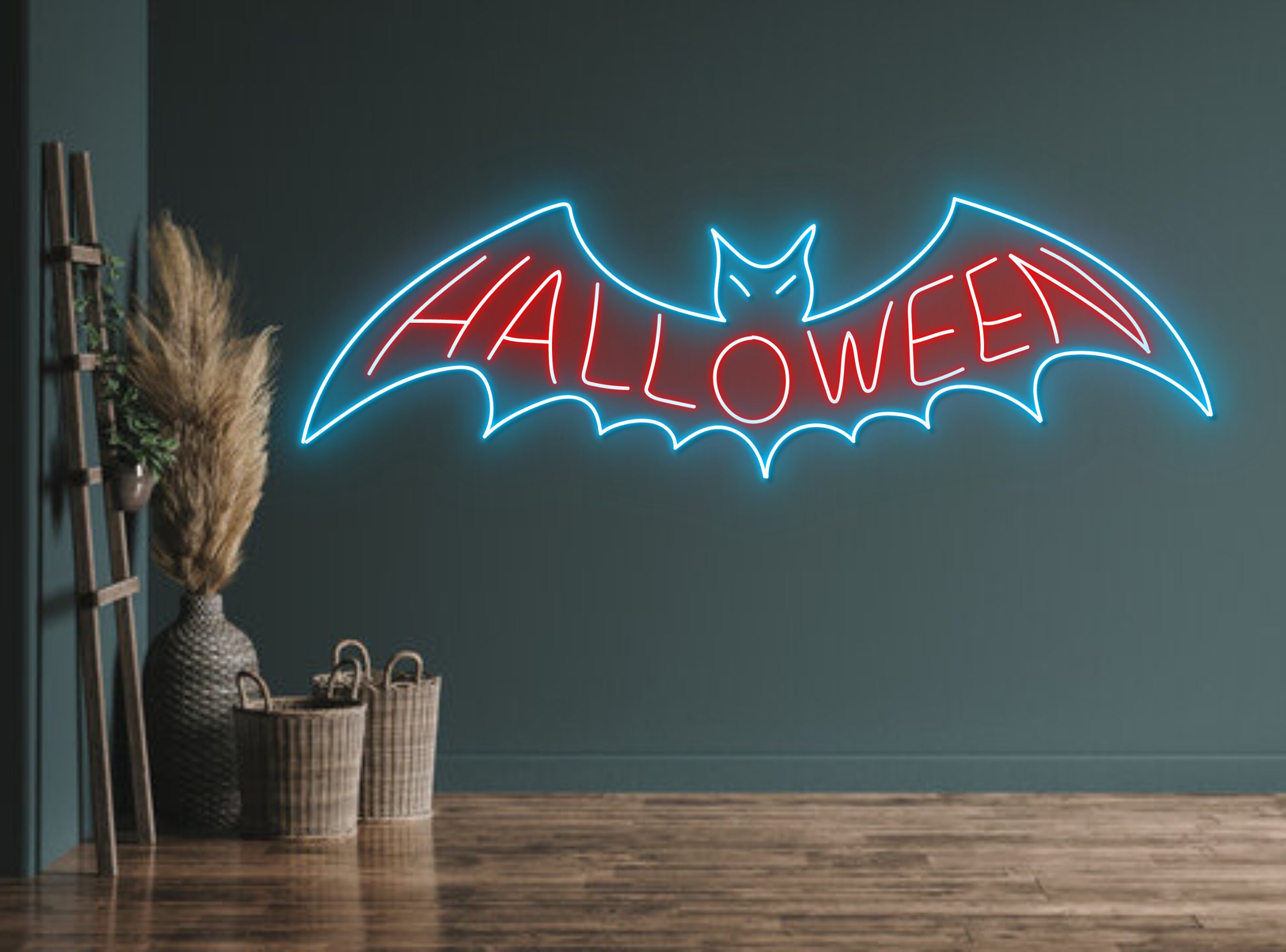 Halloween Bat Bird Neon Sign