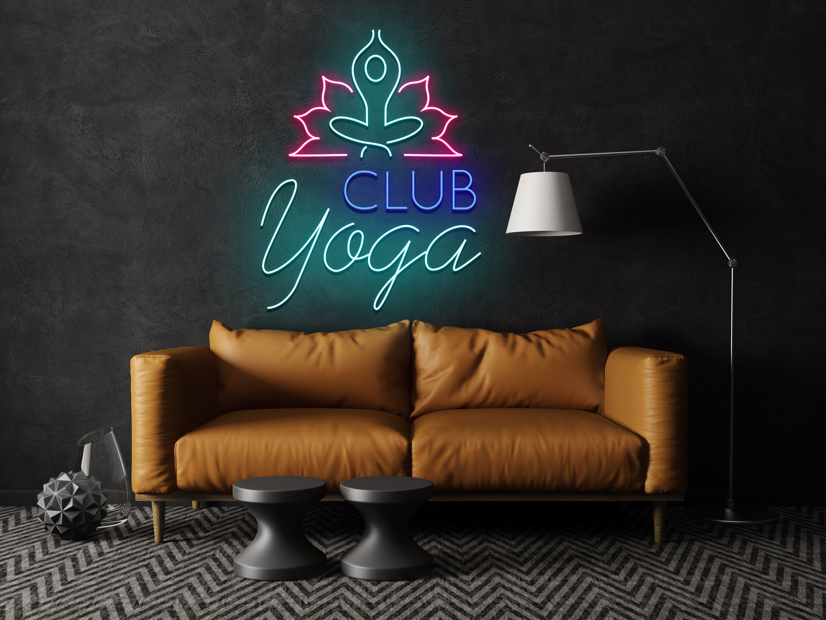 Yoga Club Neon Sign