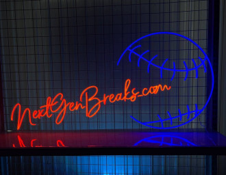 Personalize Baseball Neon Sign Home Wall Decor