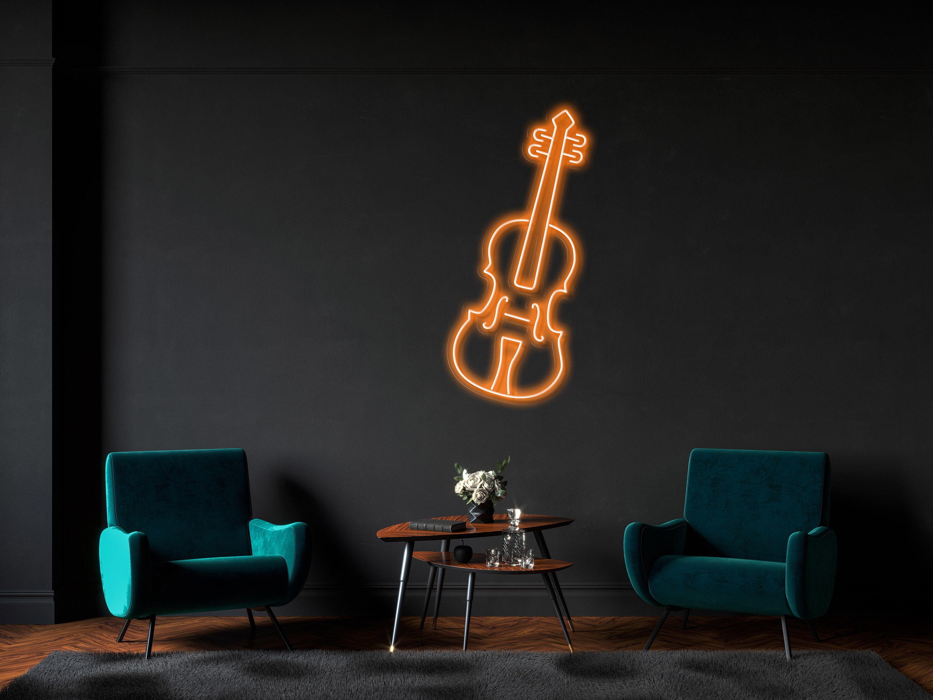 Violin Neon Signs
