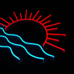 Sun Wave Neon Signs Long-lasting Retro Led Sign