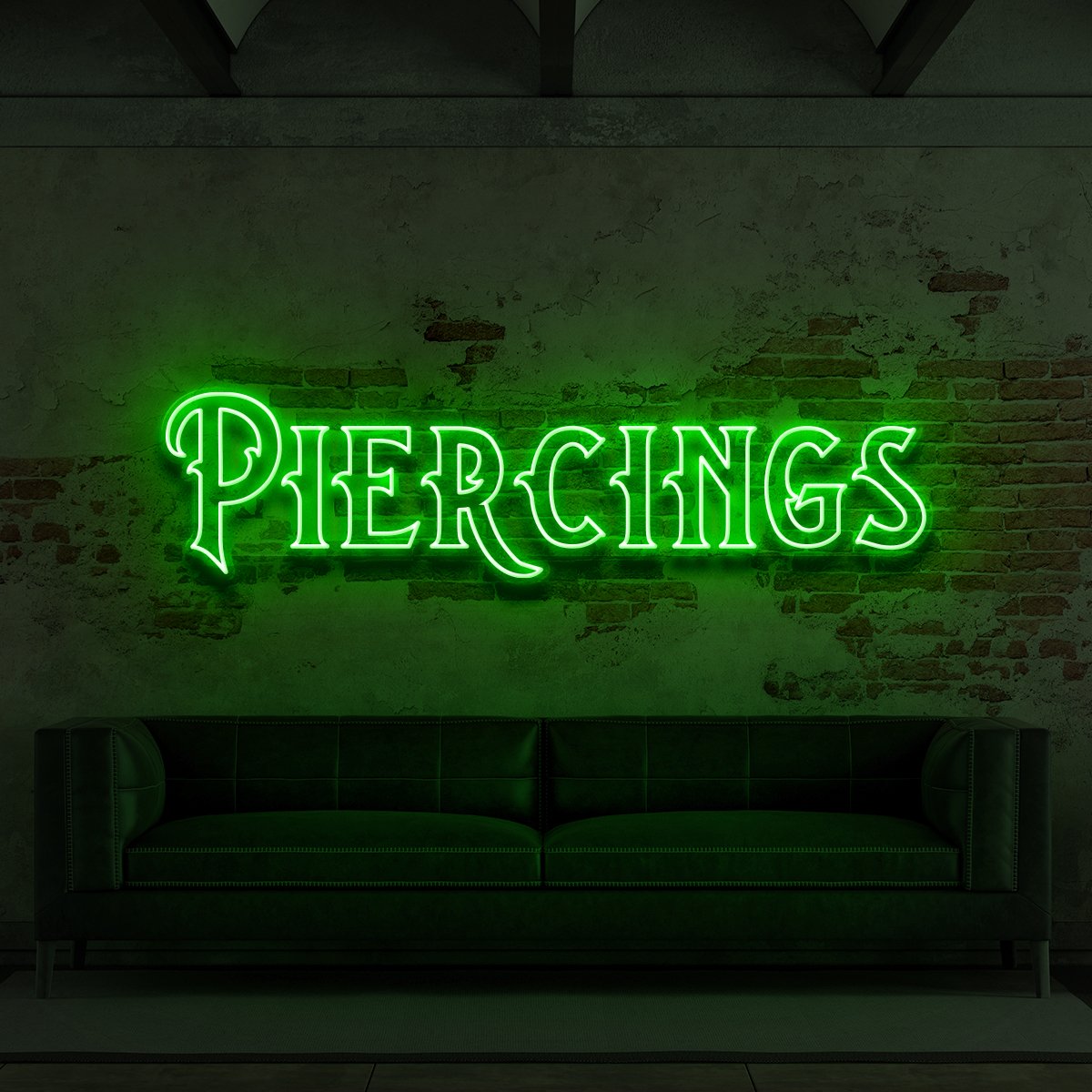 Piercings Neon Sign