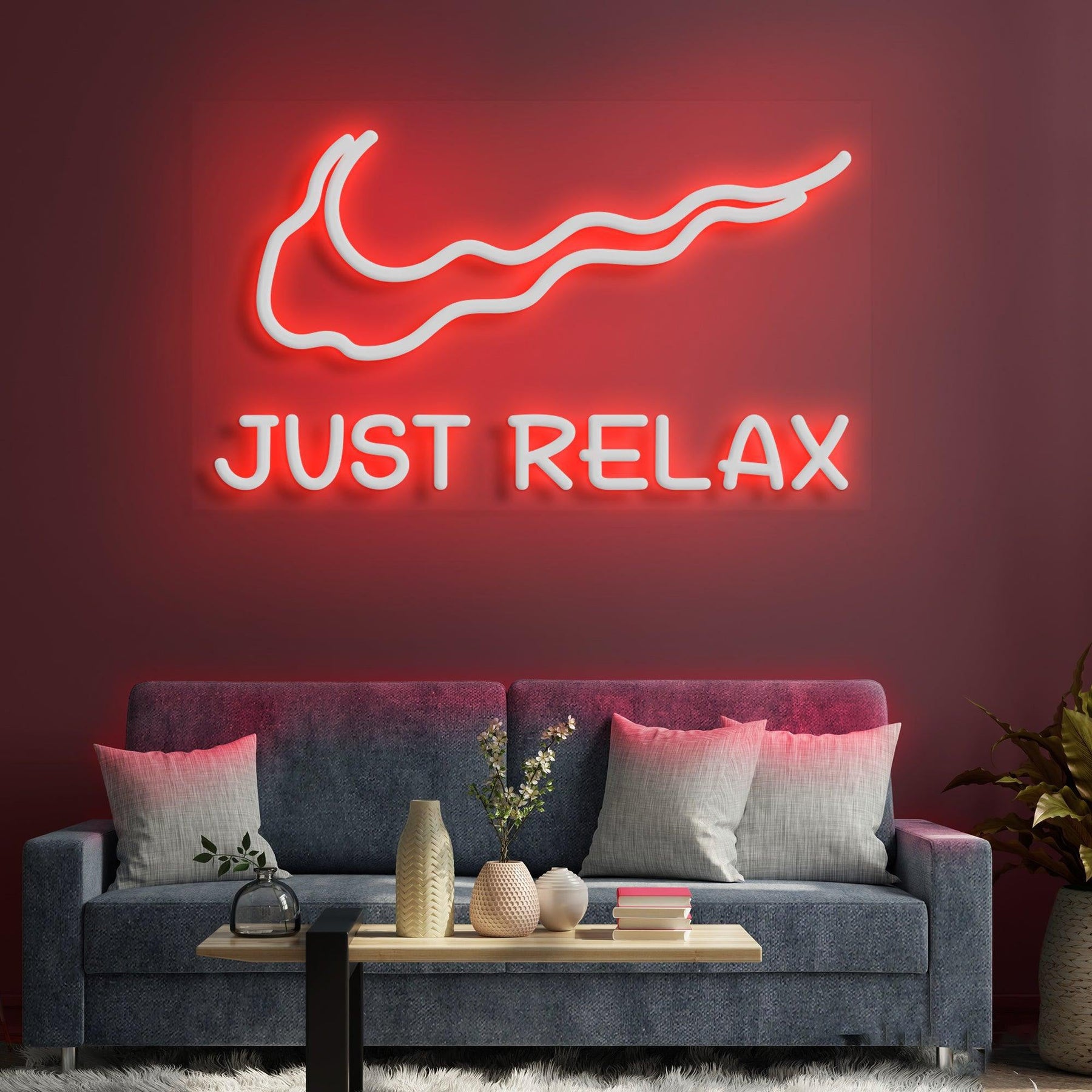 Just Relax Neon Sign