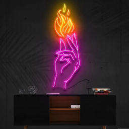 Hand of Passion Neon Sign