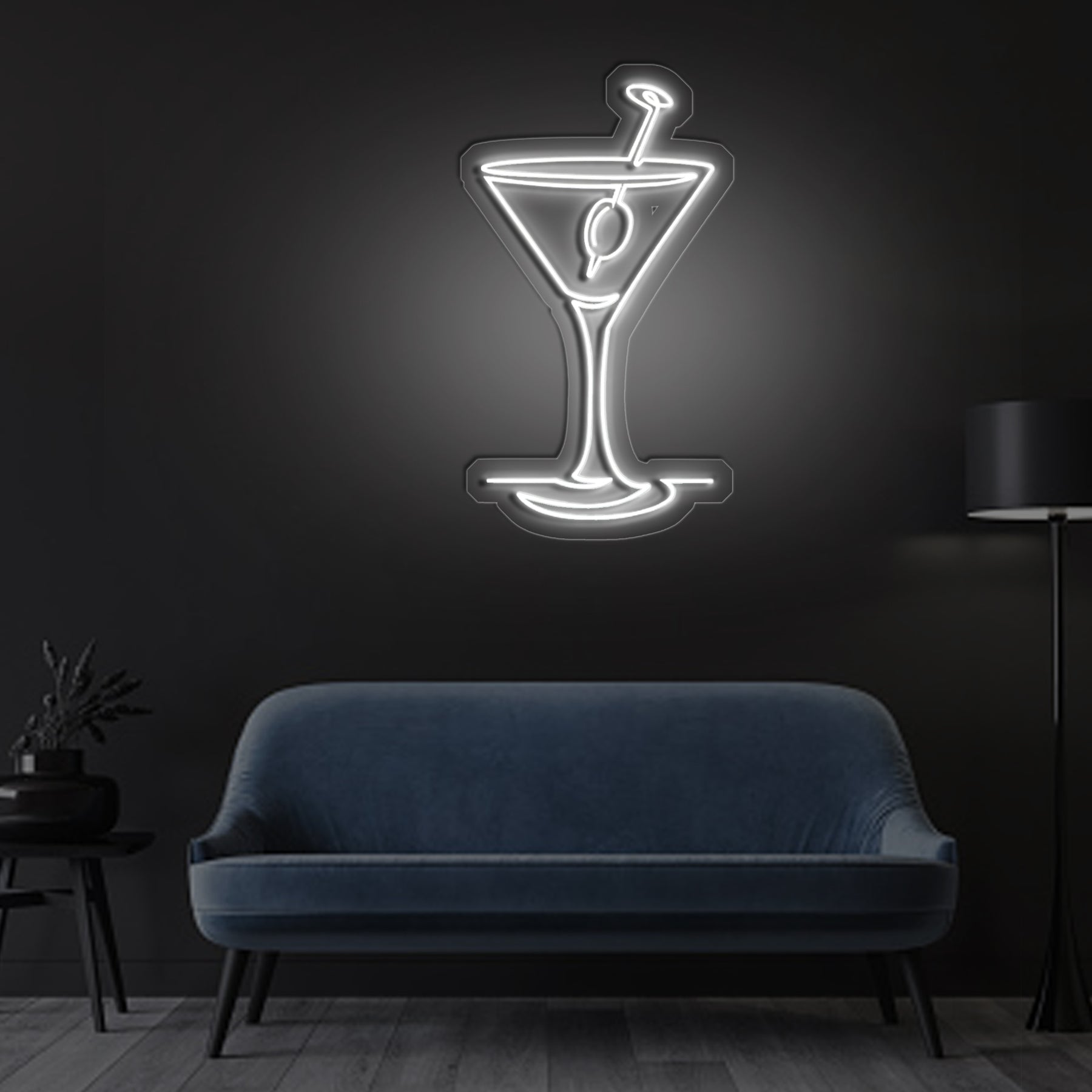 Martini Glass Neon Sign