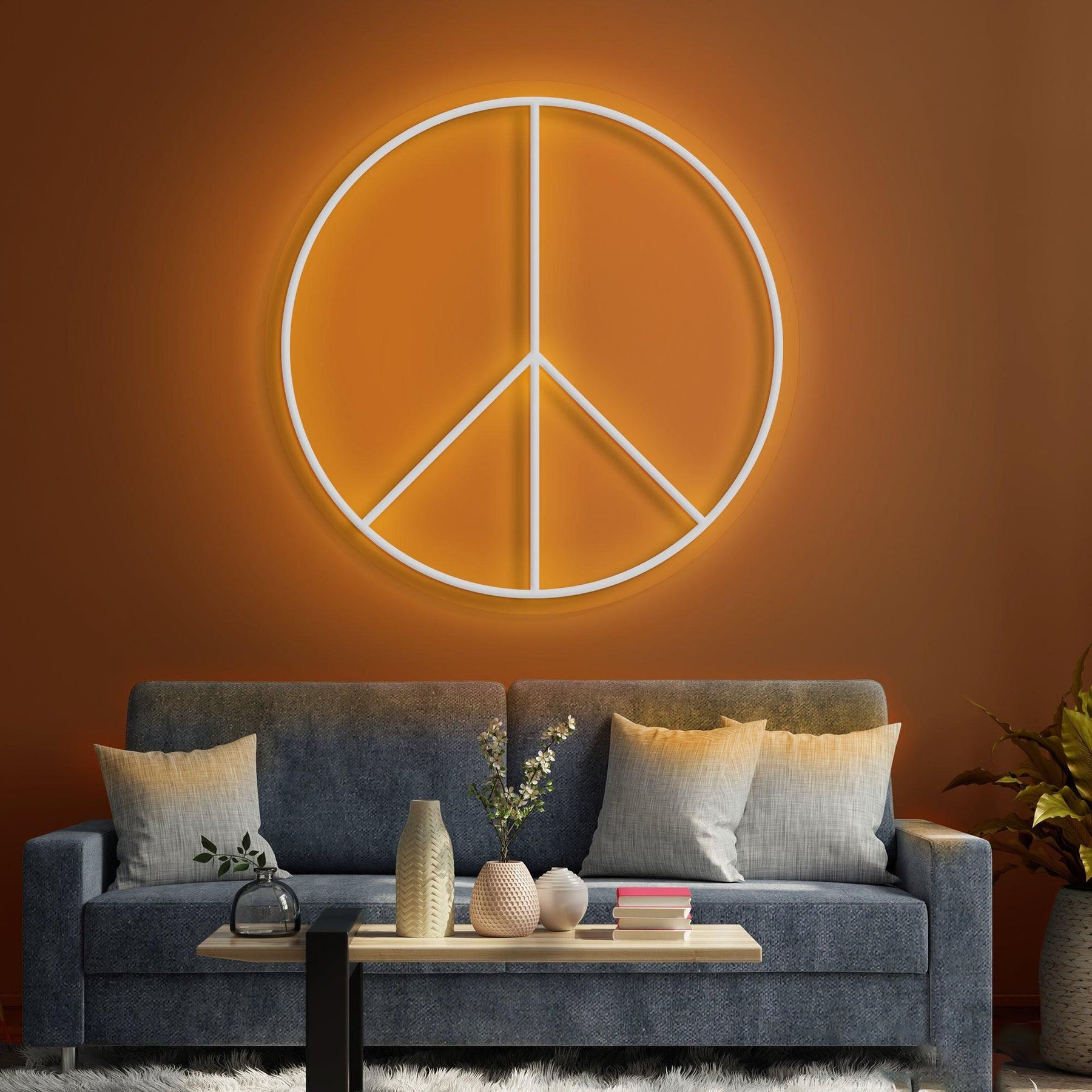 Peace Neon Sign