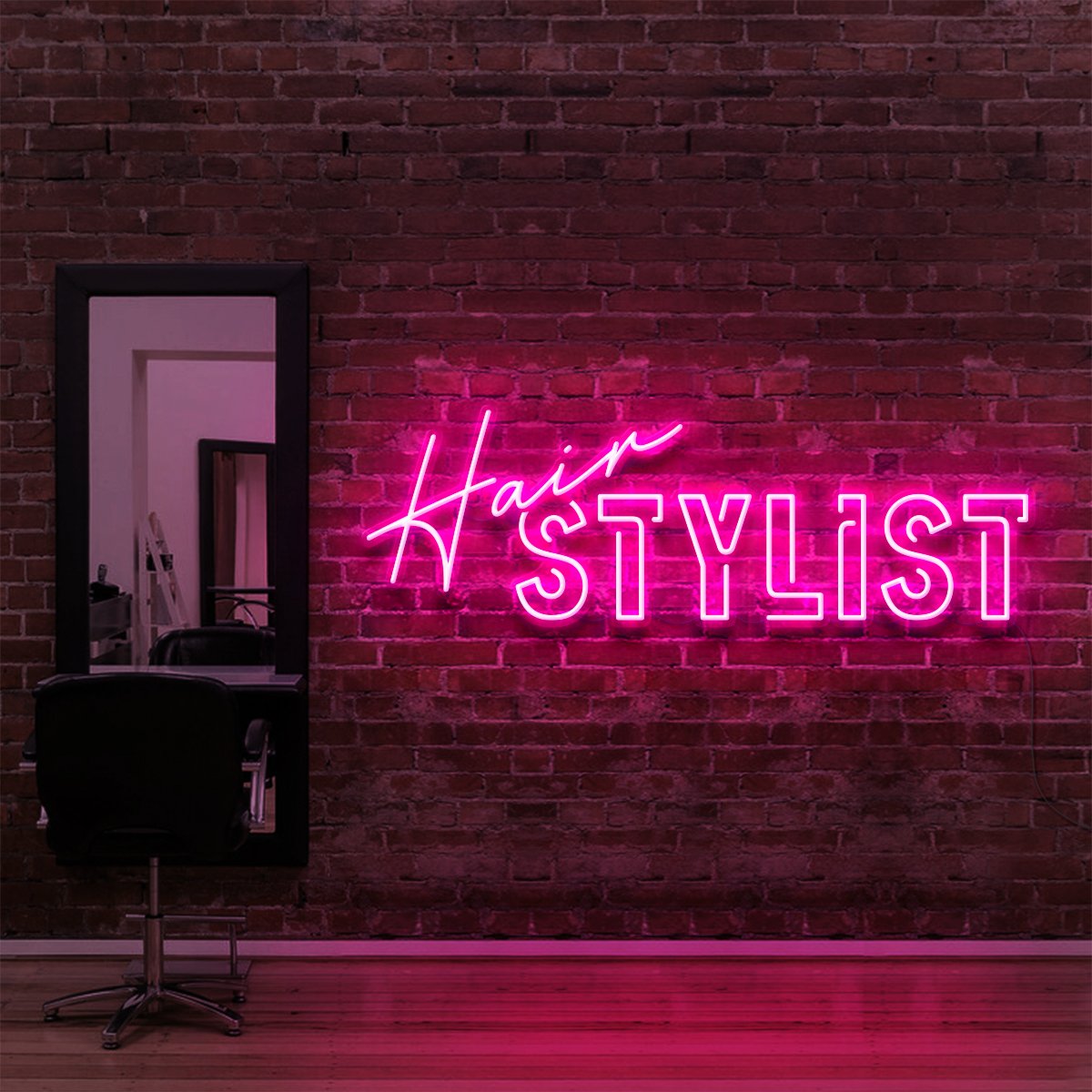 Hair Stylist Neon Sign