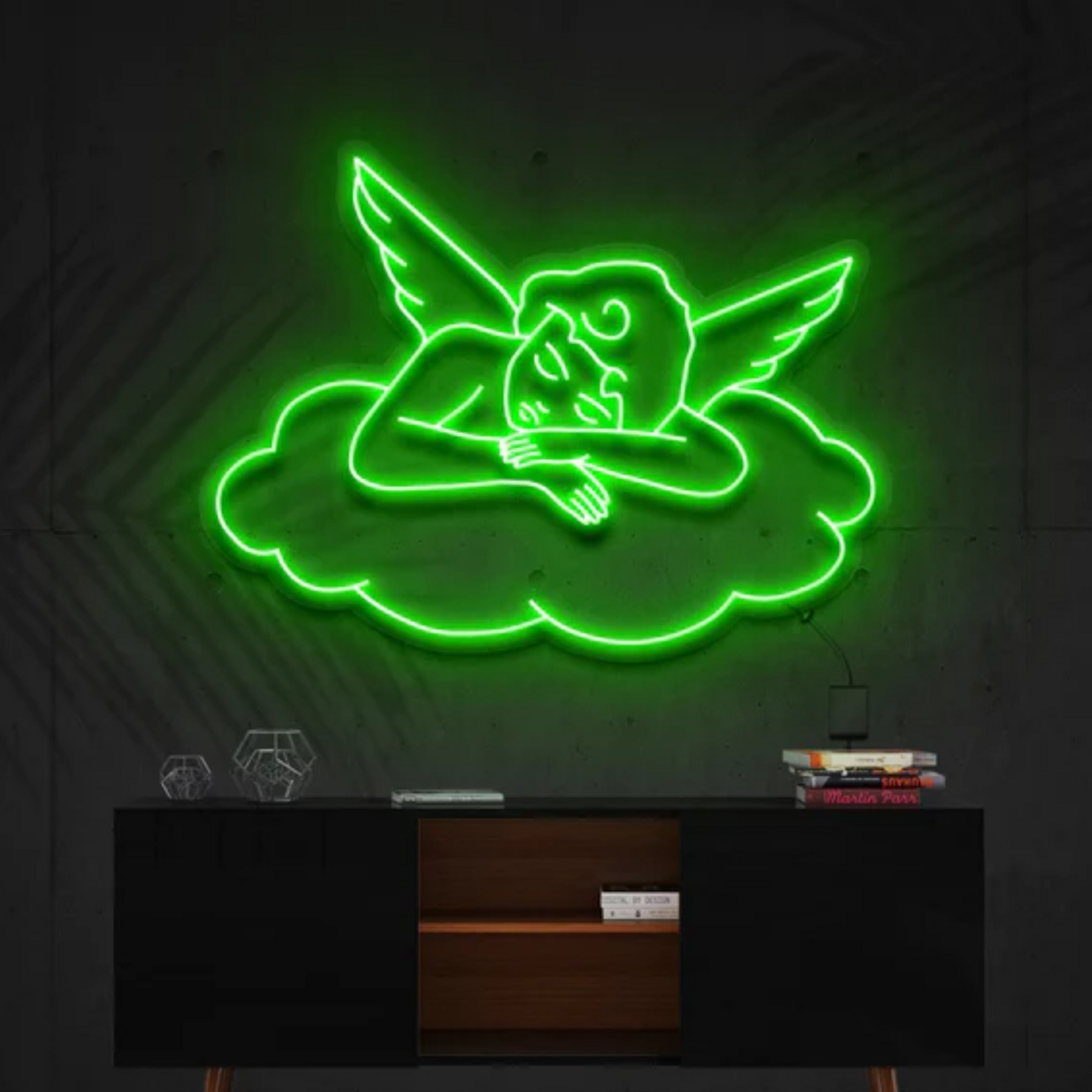 Sleepy Cupid Neon Sign