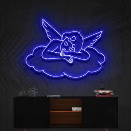 Sleepy Cupid Neon Sign