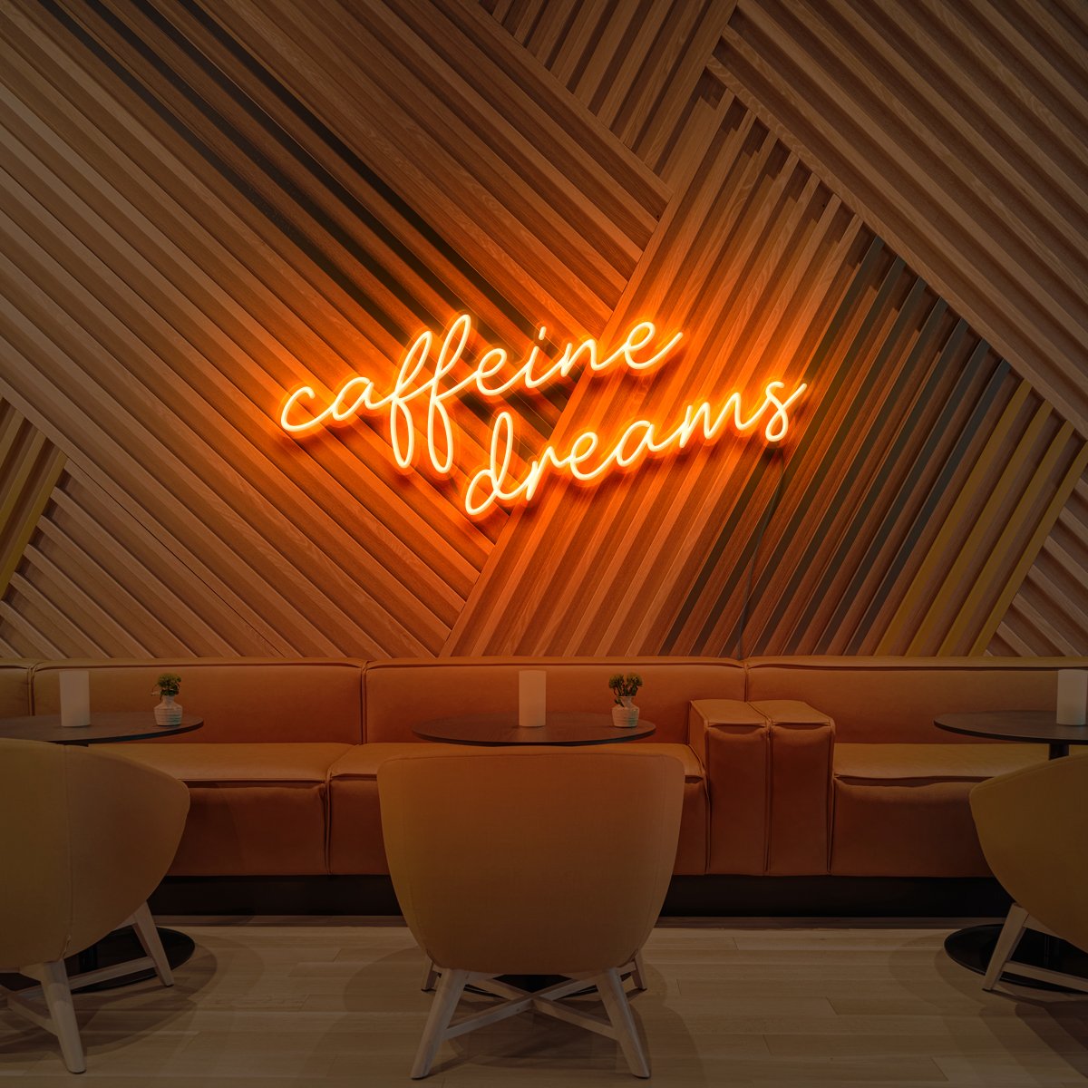 Caffeine Dreams Neon Sign