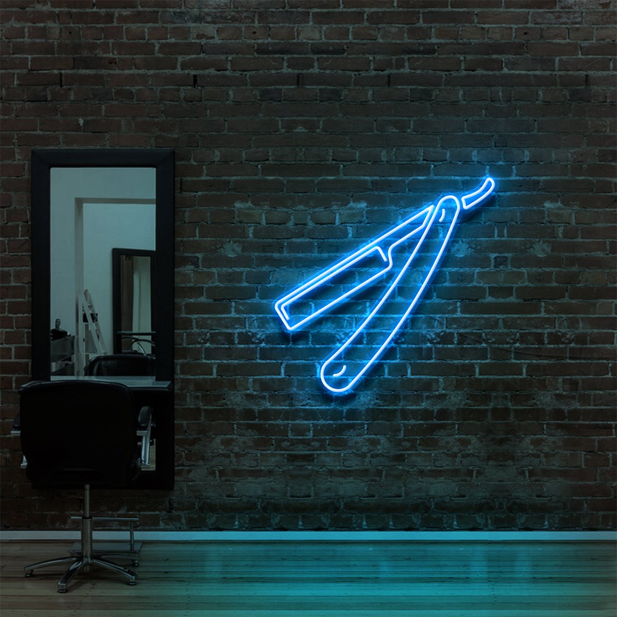 Razor Blade Neon Sign