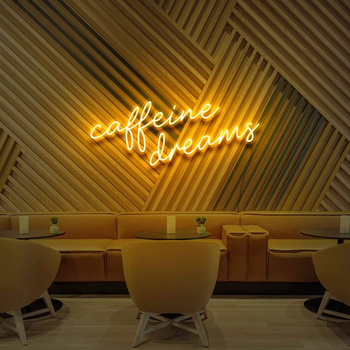 Caffeine Dreams Neon Sign