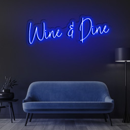 Wine & Dine Neon Sign