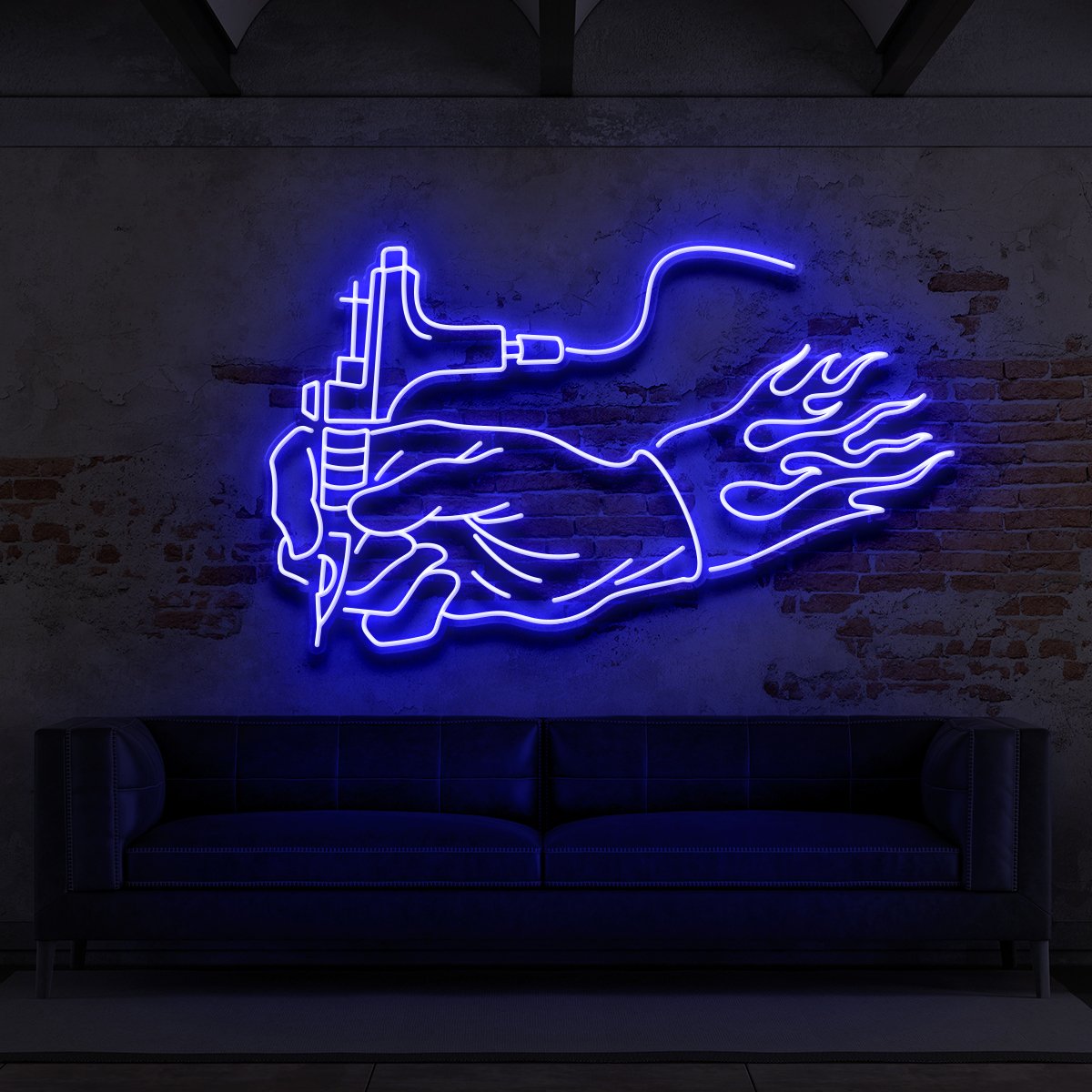 Hand of an Artist Neon Sign