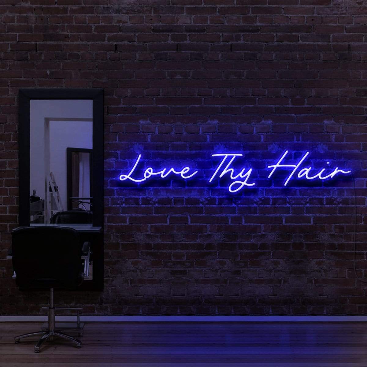 Love Thy Hair Neon Sign