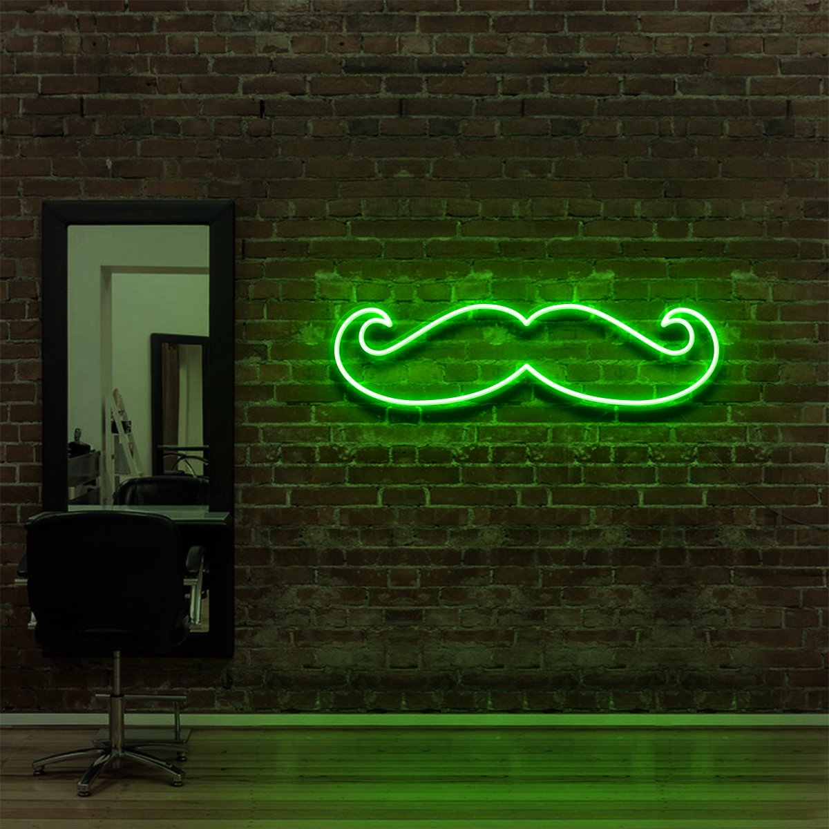 Moustache Neon Sign