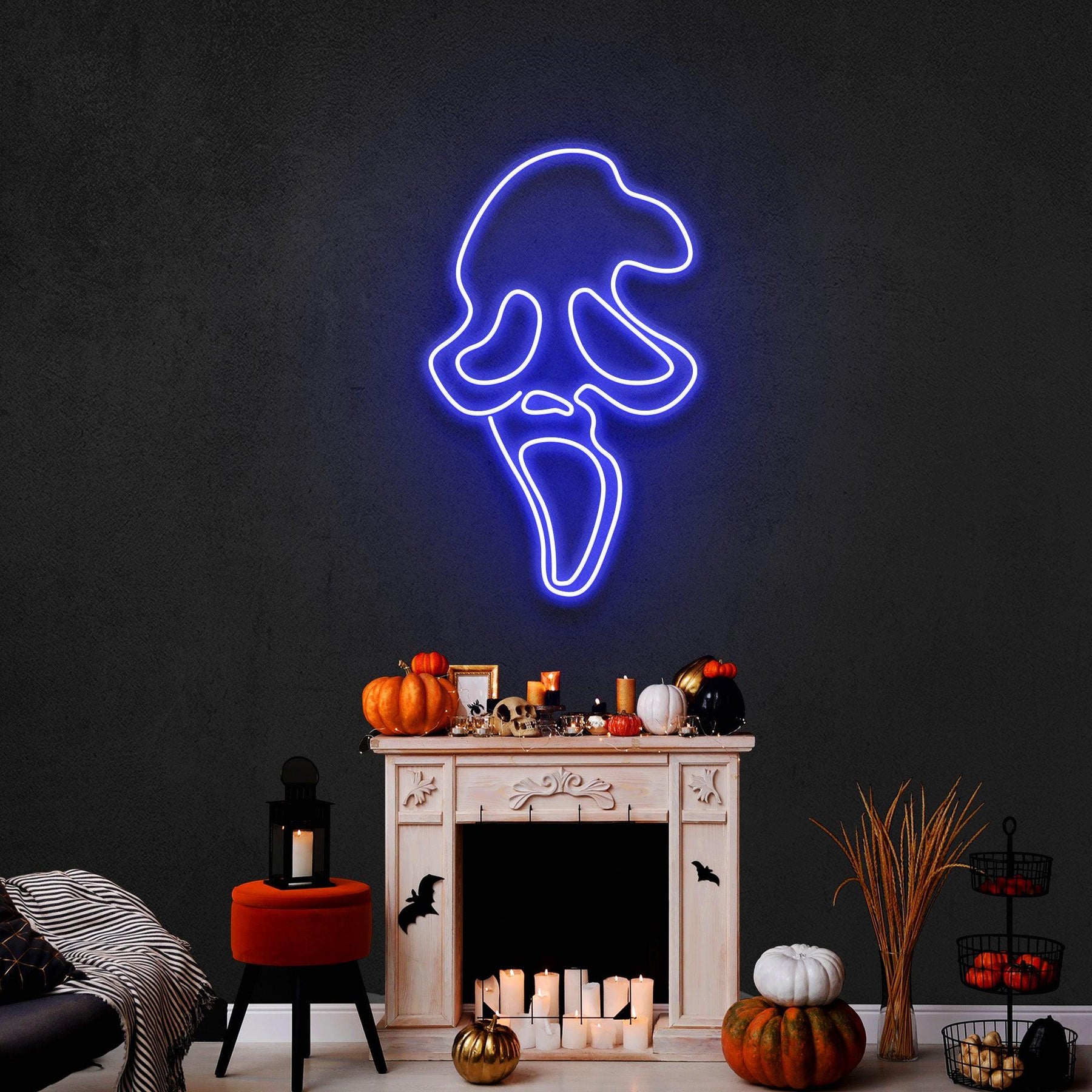 Scream Ghost Neon Sign