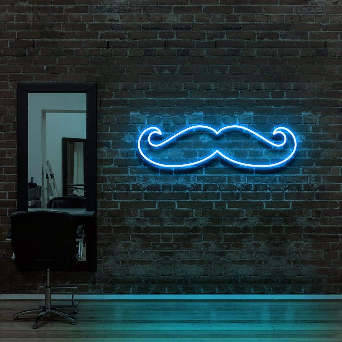 Moustache Neon Sign