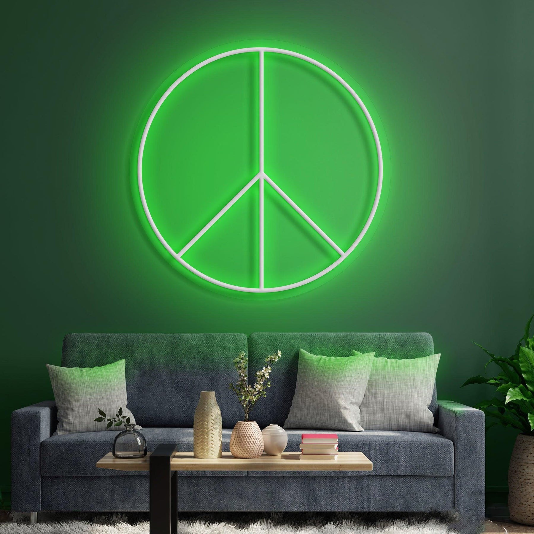 Peace Neon Sign