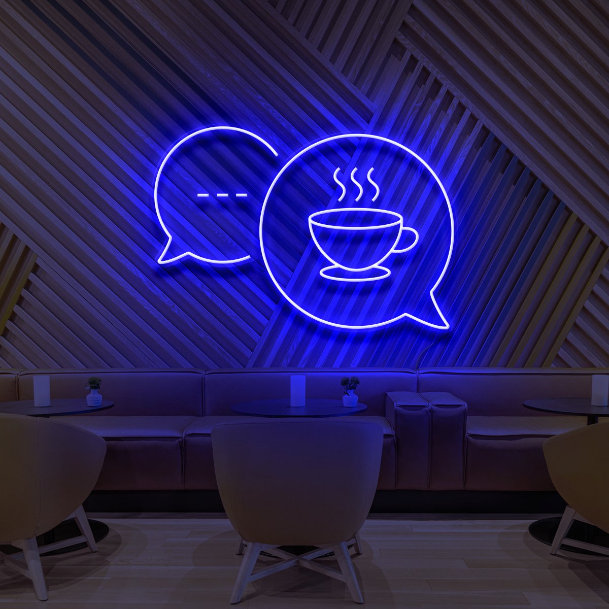 Coffee Chats Neon Sign