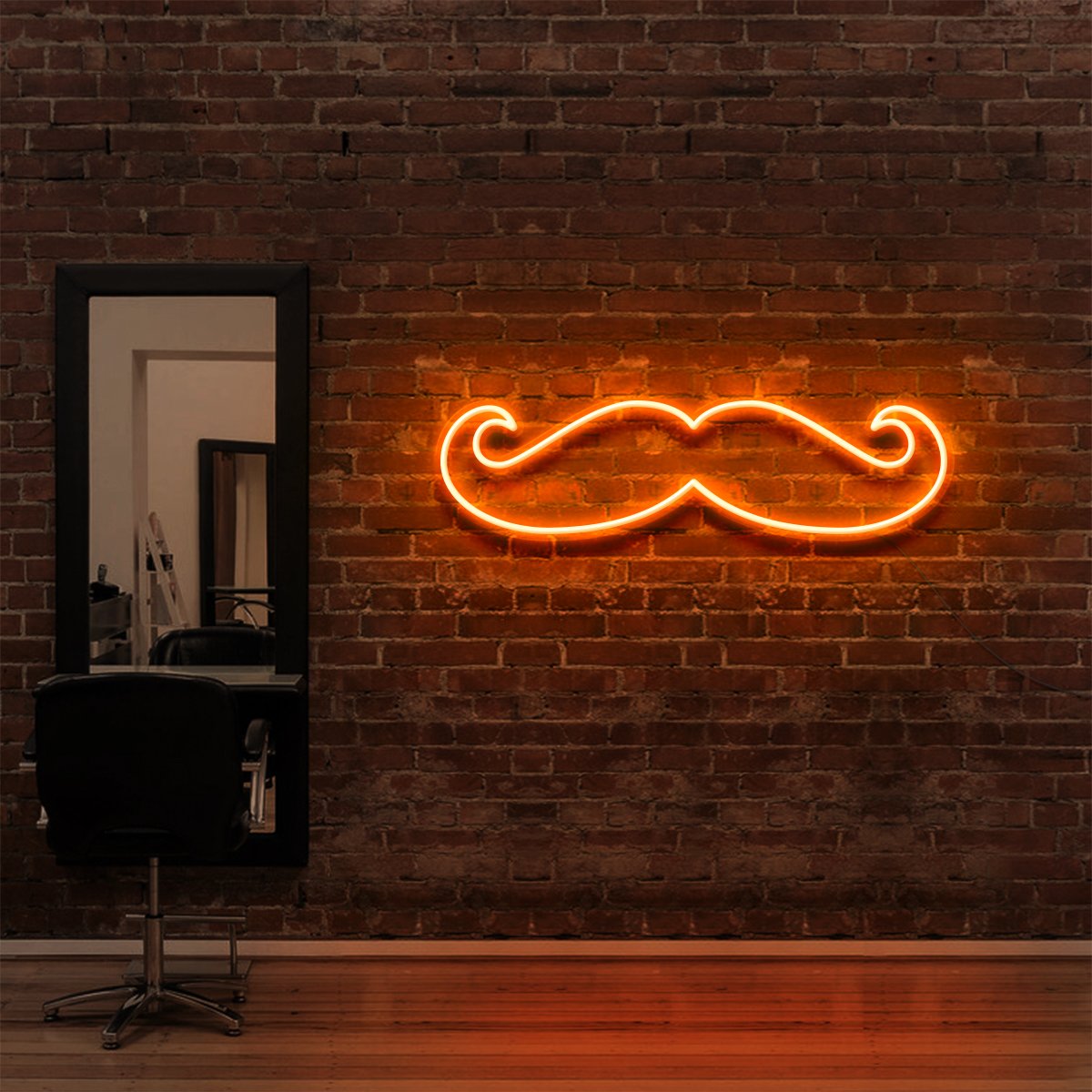 Moustache Neon Sign