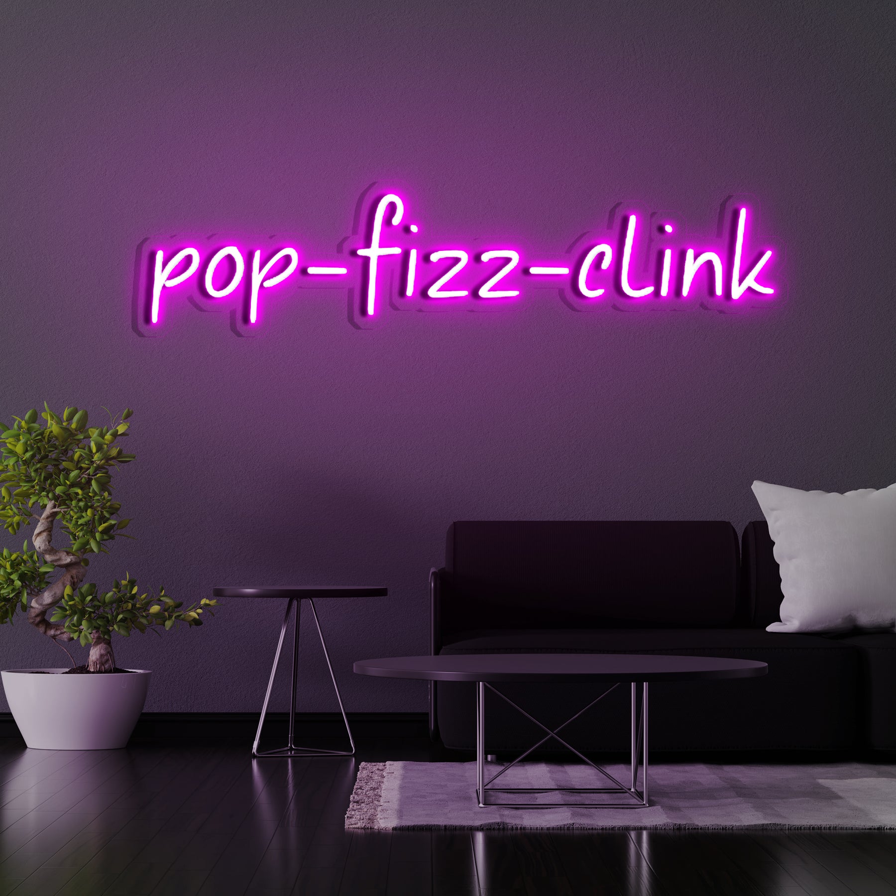 Pop Fizz Clink Neon Sign