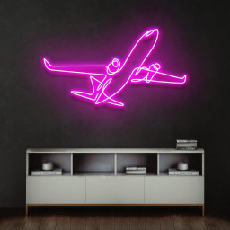 The Airplane Neon Sign