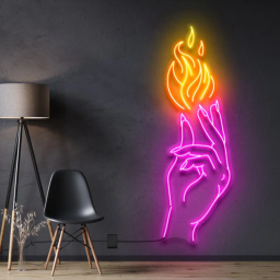 Hand of Passion Neon Sign