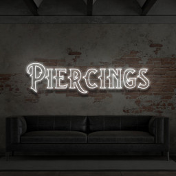 Piercings Neon Sign