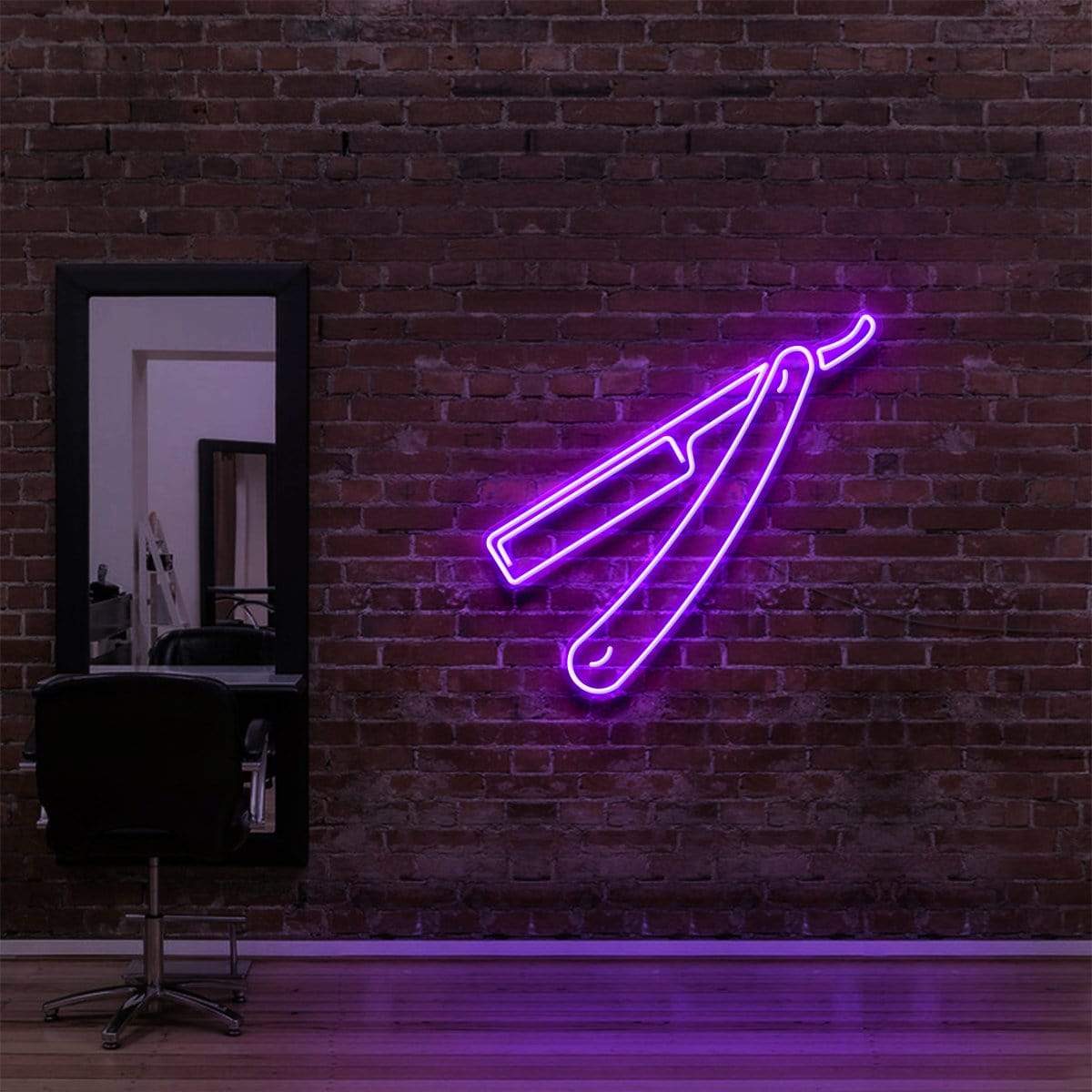 Razor Blade Neon Sign